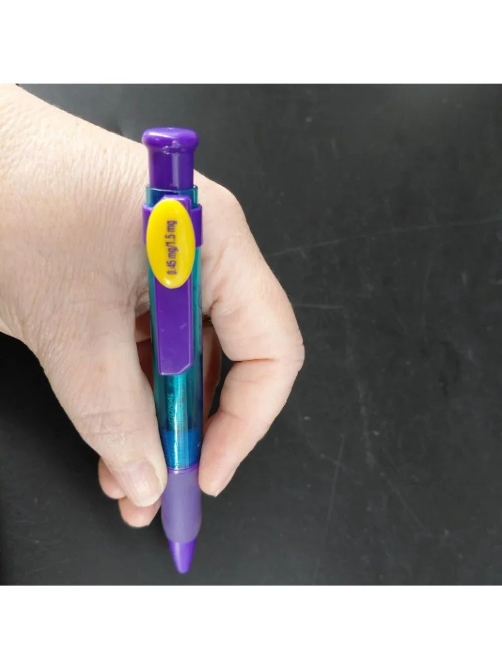 Prempro Ballpoint Pen Blue Ink Pharma Promo Purple Turquoise 0.45 1.5 Mg